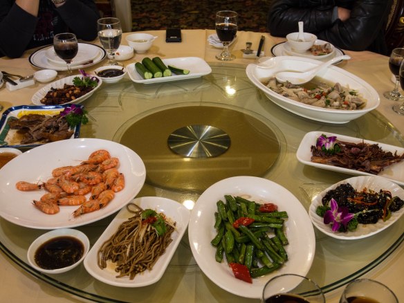 Seafood lunch in Tianjin