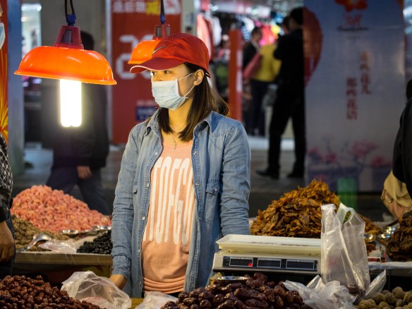Dried seafood is a very popular snack in Guangzhou, especially squid.