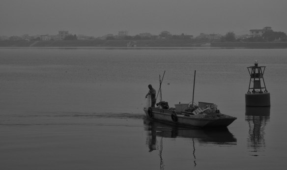 Fisherman on the Han River