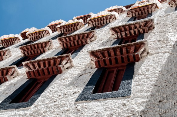 Potala Palace windows
